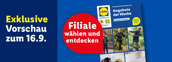 Exklusive Vorschau der Angebote