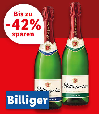 Billiger | Ab Mittwoch, 2.10.