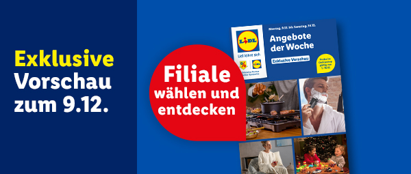 Exklusive Vorschau der Angebote