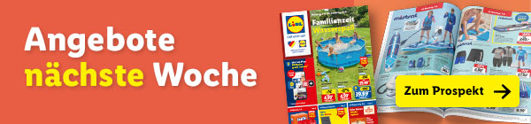 Angebotsprospekt nächste Woche