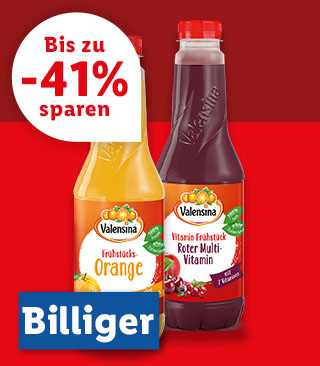 Billiger | Ab Donnerstag, 8.8.