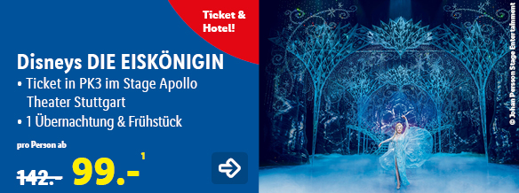 Disneys DIE EISKÖNIGIN! Das Musical in Stuttgart, p.P. ab 99€