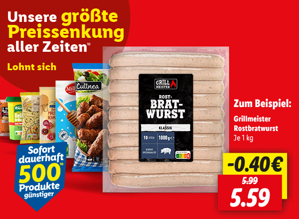 Unsere größte Preissenkungen aller Zeiten¹⁰