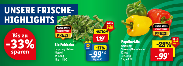 Unsere Frische | Ab Donnerstag, 2.11.