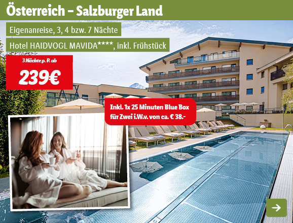 Österreich - Salzburger Land - Zell am See, 3 Nächte p.P. ab 239€
