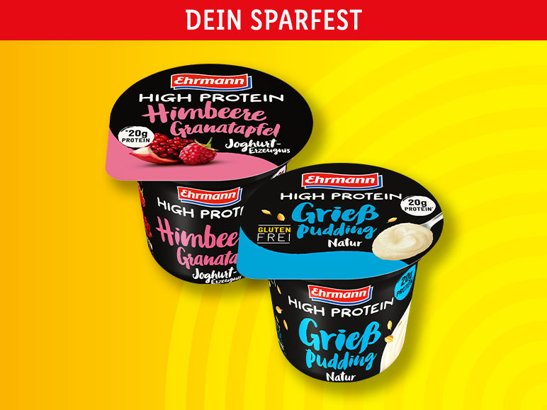 Ehrmann High Protein Pudding/Joghurt