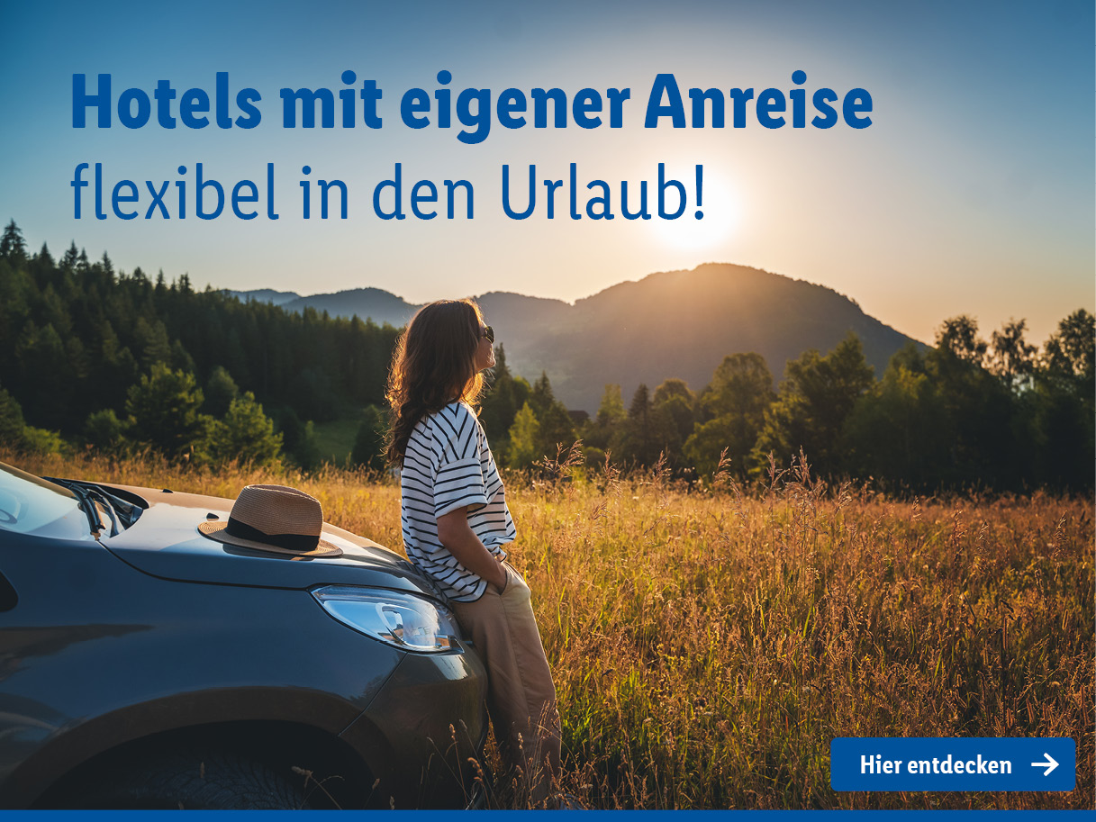 Hotels mit eigener Anreise