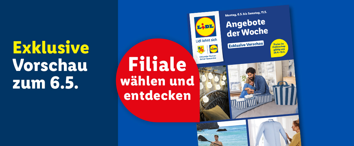 Exklusive Vorschau der Angebote