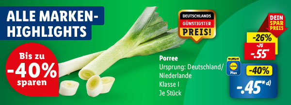 Unsere Frische | Ab Donnerstag, 30.11.