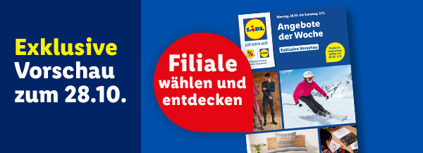Exklusive Vorschau der Angebote