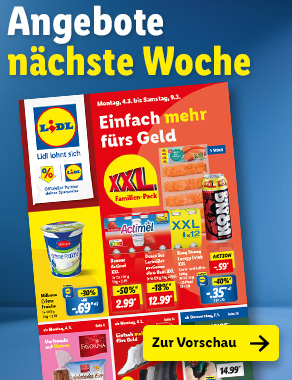 Angebotsprospekt nächste Woche