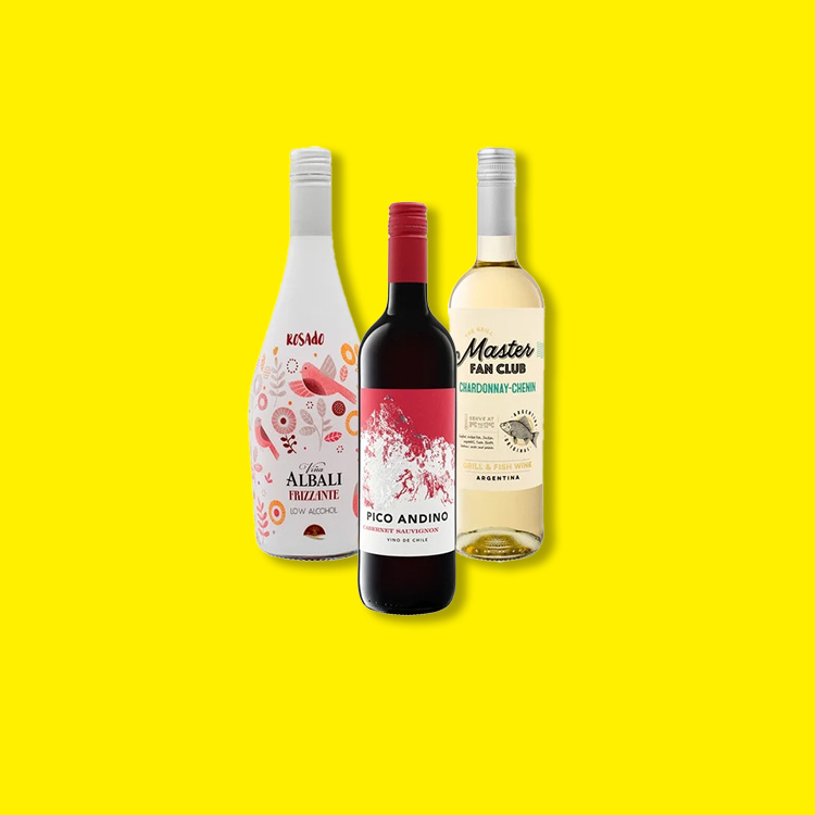 50% auf Weine
