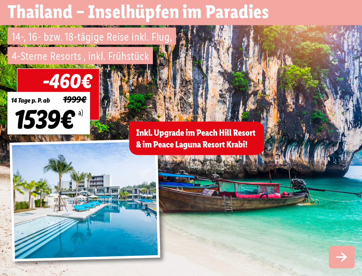 Thailand - Inselhüpfen im Paradies