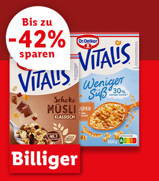 Billiger | Ab Montag, 5.8.