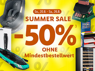 50% im Summer Sale
