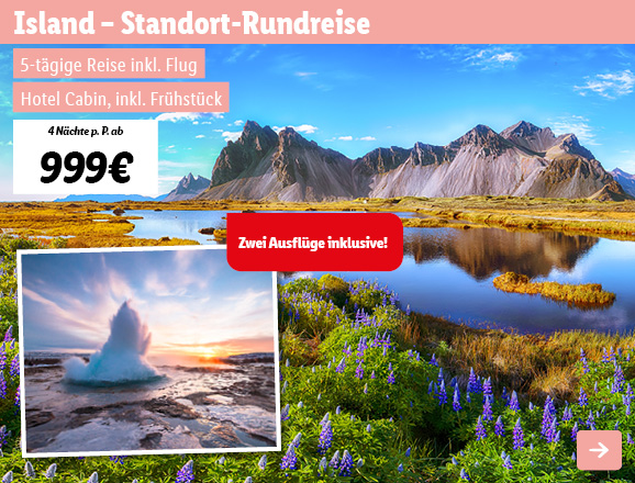 Island - Standort-Rundreise