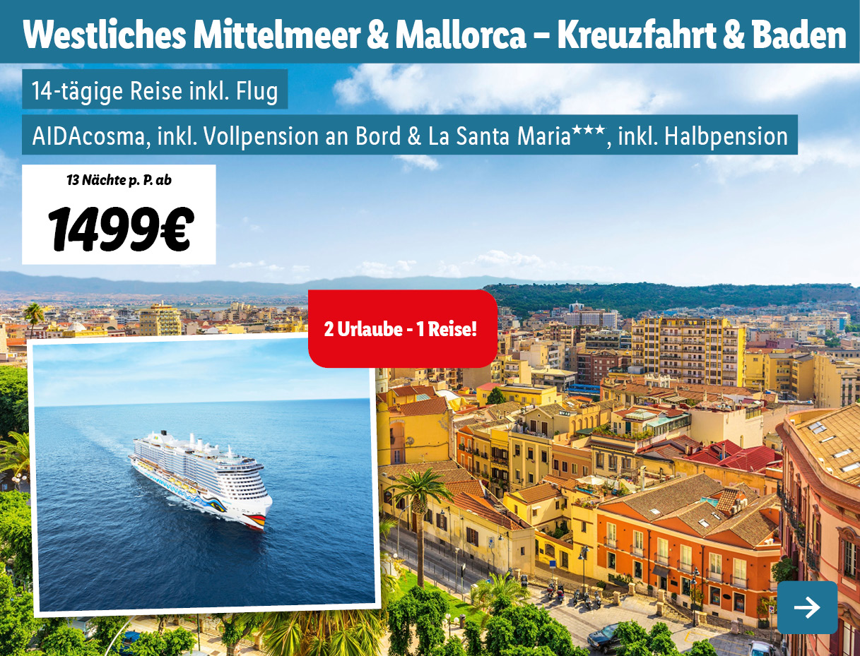 AIDAcosma - Westliches Mittelmeer & Mallorca
