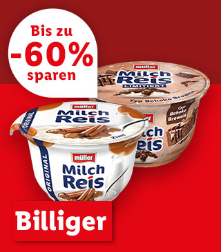 Billiger | Ab Montag, 27.1.
