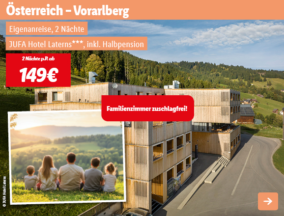 Österreich – Vorarlberg, 2 Nächte p.P. ab 149€