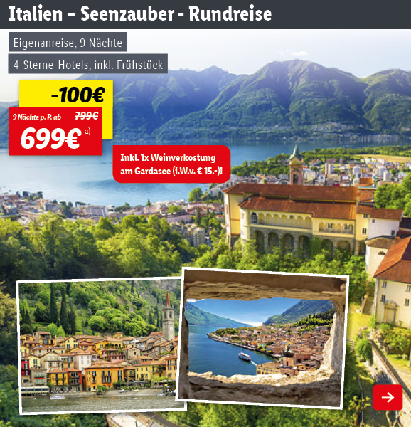 Italien – Seenzauber