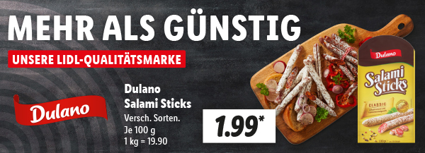 Dulano | Ab Mittwoch, 27.12.