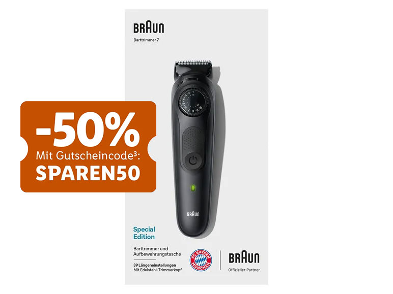 BRAUN BeardTrimmer 7 FC Bayern Limited Edition