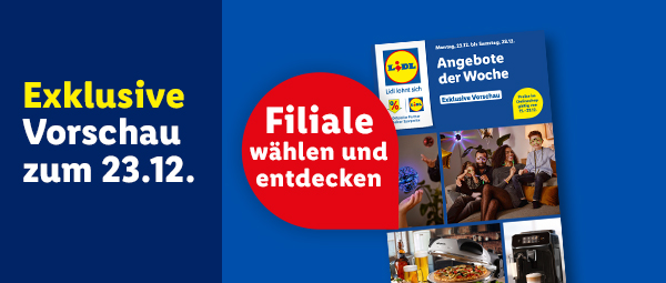 Exklusive Vorschau der Angebote