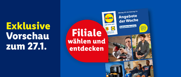 Exklusive Vorschau der Angebote