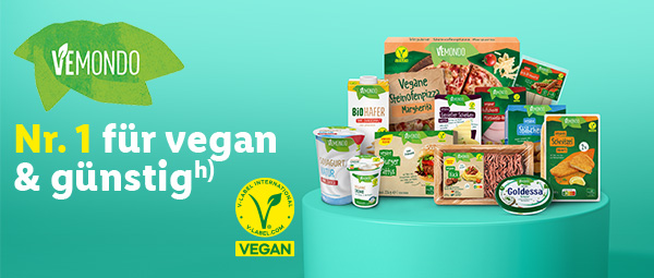 Nr. 1 für vegan & günstig