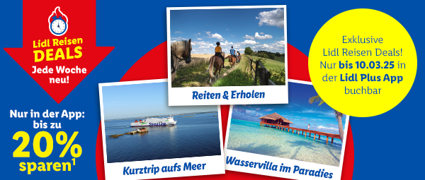 Lidl Plus Lidl Reisen Deals
