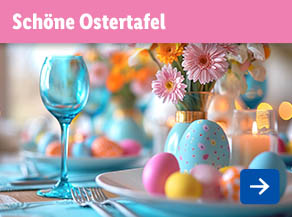 Schöne Ostertafel