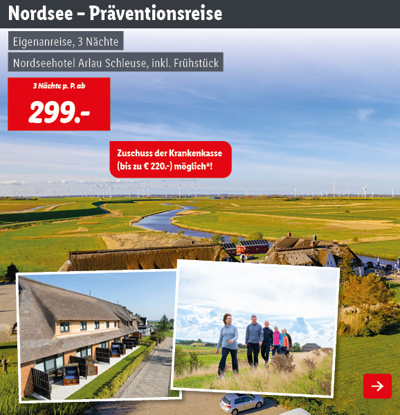 Präventionsreise im Nordseehotel