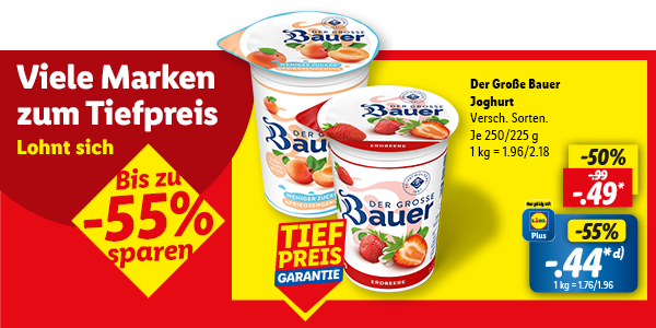 Viele Marken zum Tiefpreis, lohnt sich. Bis zu -55% sparen