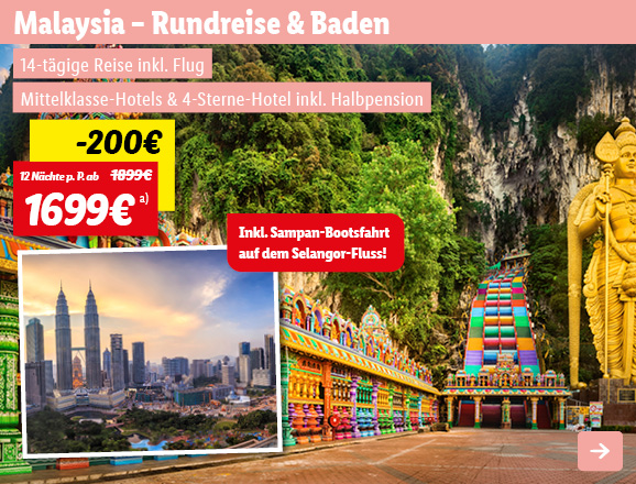 Malaysia Rundreise