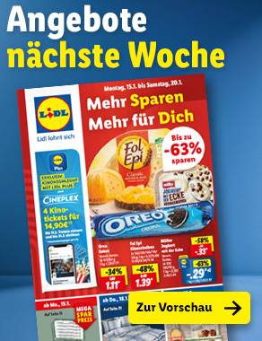 Angebotsprospekt nächste Woche