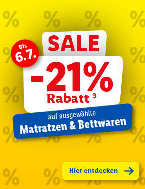 SALE: Matratzen & Bettwaren