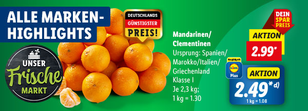 Unsere Frische | Ab Montag, 4.12.