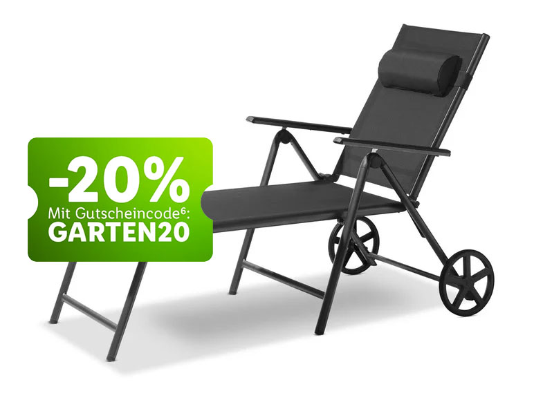 LIVARNO home Alu-Rollliege »Houston«, verstellbar, schwarz/anthrazit