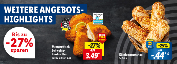 Täglich frisch | Ab Montag, 23.10.