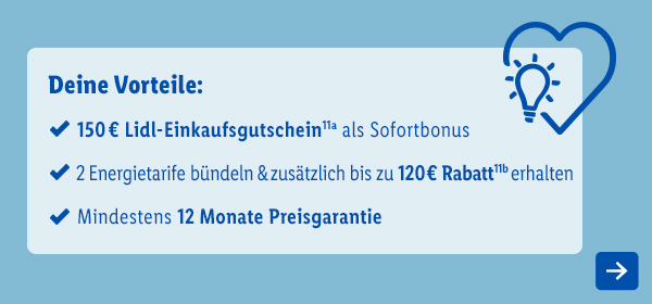 Deine Lidl-Strom Vorteile