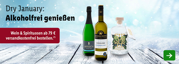 Wein & Spirituosen: Dry January - Alkoholfrei genießen