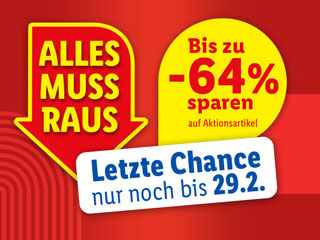 Alles muss raus