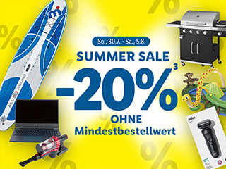 -20% im Summer Sale