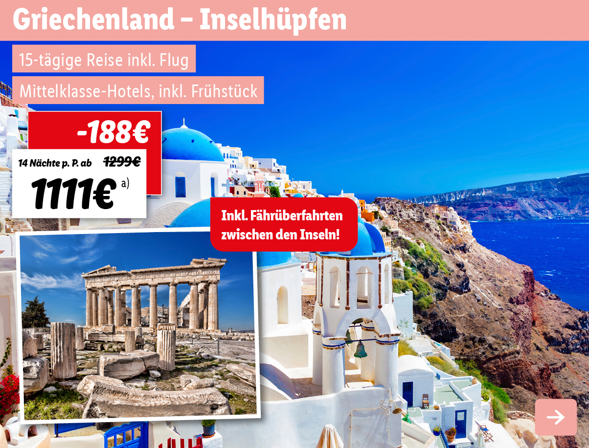 Griechenland Inselhüpfen