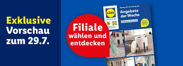 Exklusive Vorschau der Angebote
