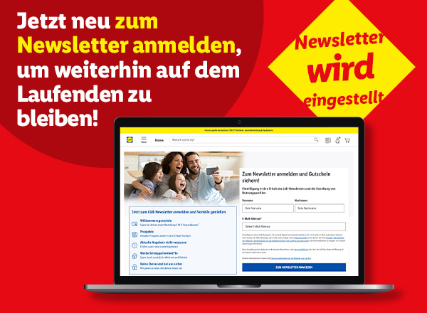 Jetzt neu zum Newsletter anmelden, um weiterhin auf dem Laufenden zu bleiben!