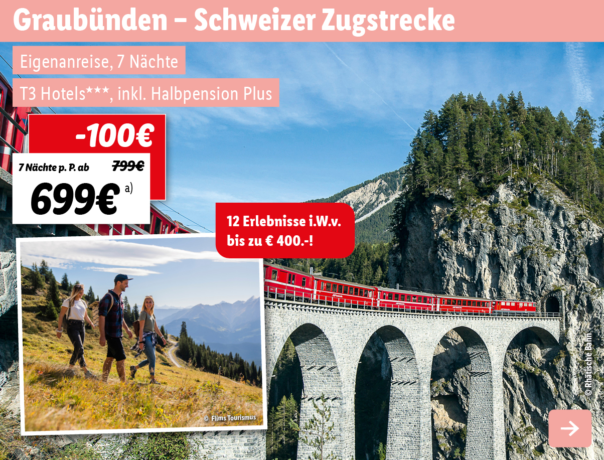 Graubünden – Schweizer Zugstrecke