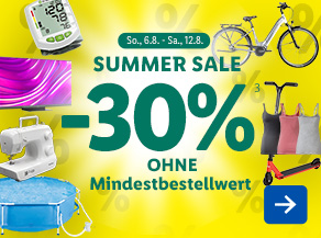 -30% im Summer Sale