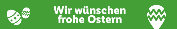 Wir wünschen frohe Ostern
