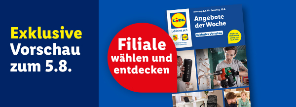 Exklusive Vorschau der Angebote